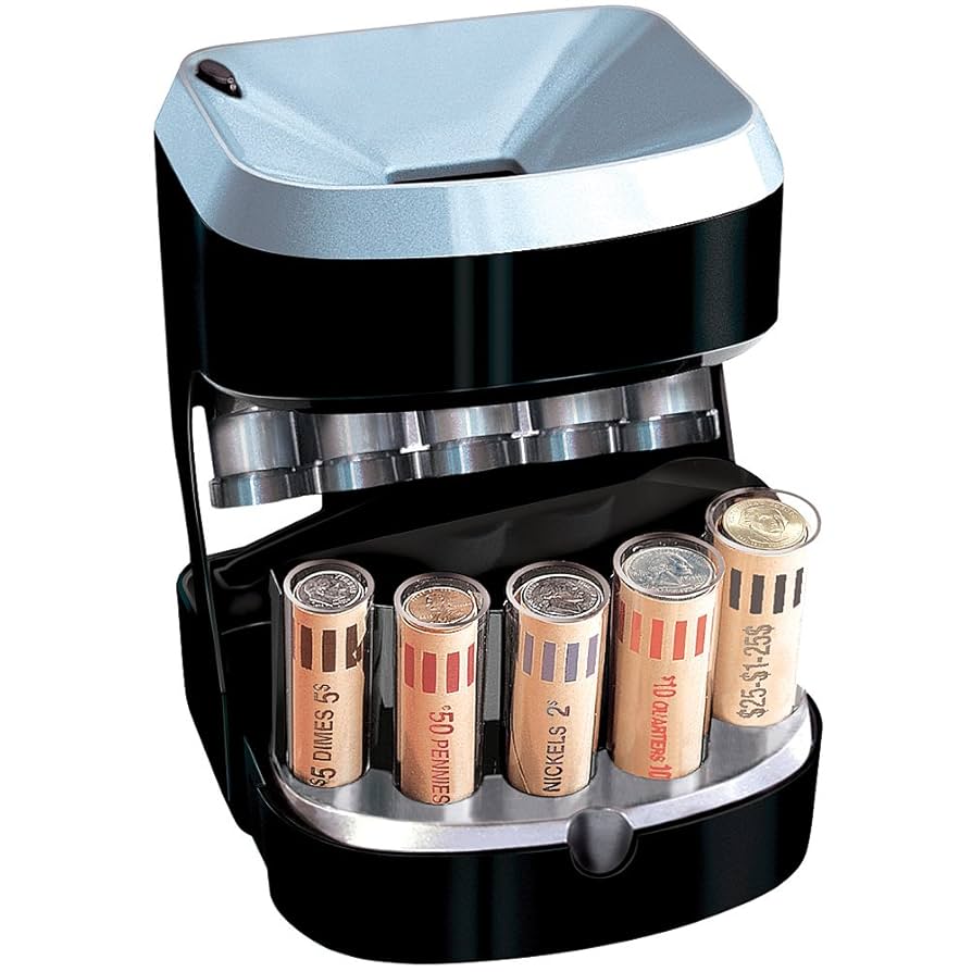 Brookstone Motorized Coin Sorter - Sorts Loose Change